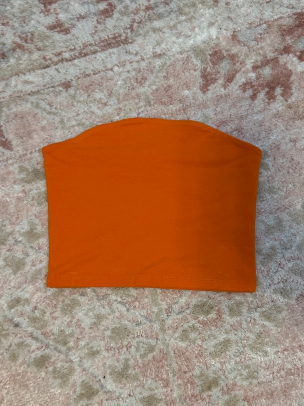 bp. Bright Orange Strapless Tube Top